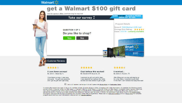 Retail Rewards Club - $1000 Walmar